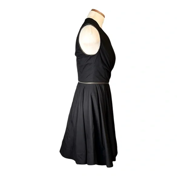 All Saints Spitalfields ‘Caden' Zipper Pleated Midi Dress, size 4 - Picture 6 of 15